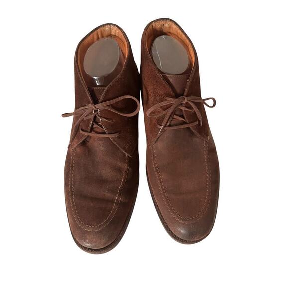 Johnston & Murphy Dark Brown Suede Ankle Boots Men Sz. 9.5M (20-0839) Lace-Up - Picture 3 of 14